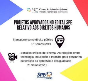 Projetos aprovados SPE